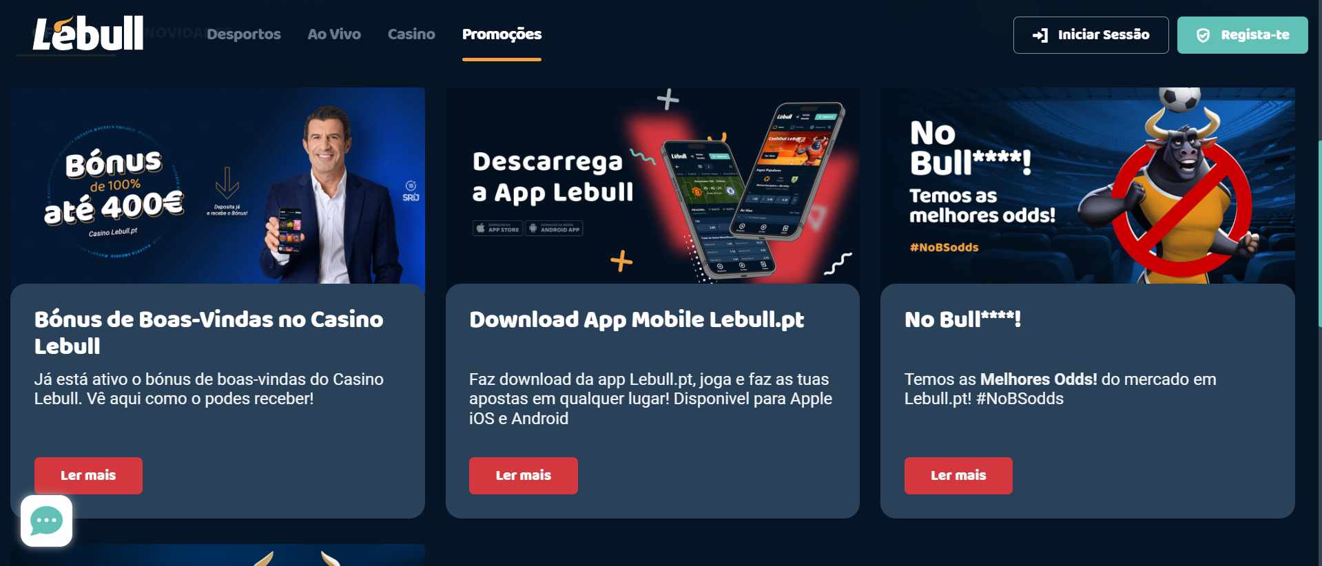 Bónus e Promoções Lebull